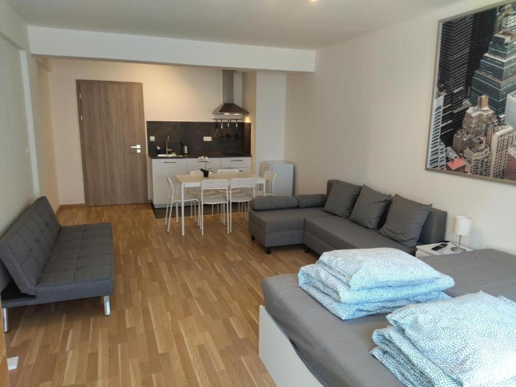 Brand New Studio Apartment #24 In Elite Residence With Free Secure Parking In The Center Praha Eksteriør bilde
